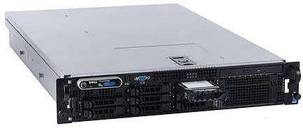 DELL POWEREDGE 2950 2U SERVER WITH 2 x INTEL XEON PROCESSORS AND 1.2TB SAS HDD AND 4GB RAM