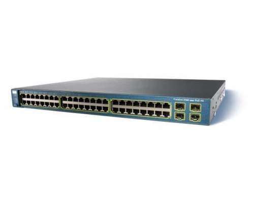 CISCO CATALYST 3560 POE 48-PORT SWITCH WITH POWER OVER ETHERNET + 4  SFP PORTS