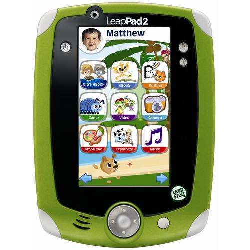 LeapFrog LeapPad 2 (Green) PLUS gel skin and games!