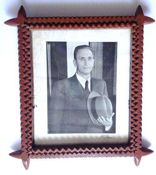 Hand Carved Anglo Boer Frame