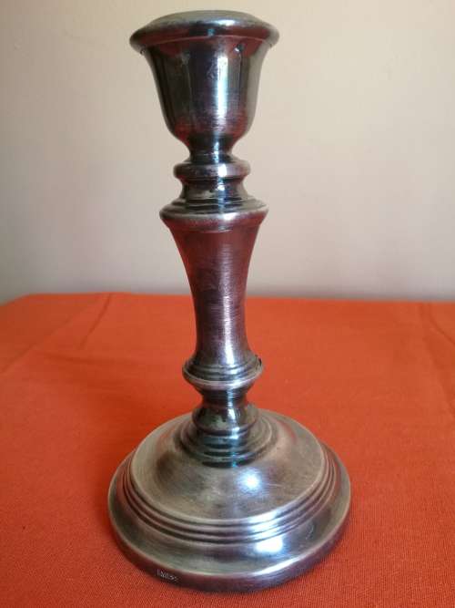 LOVELY PAIR OF PLATED CANDLE STICKS