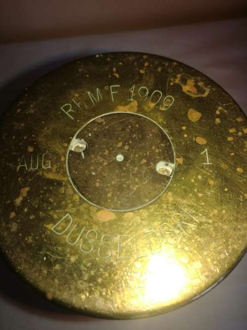 BRASS TRAY AND BRASS  SHELL  CASING VASE