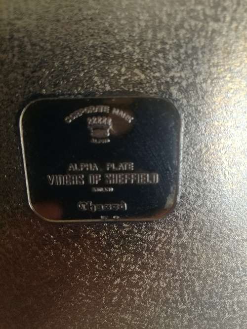 VINERS OF SHEFFIELD ALPHA PLATE PRESENTATION TRAY