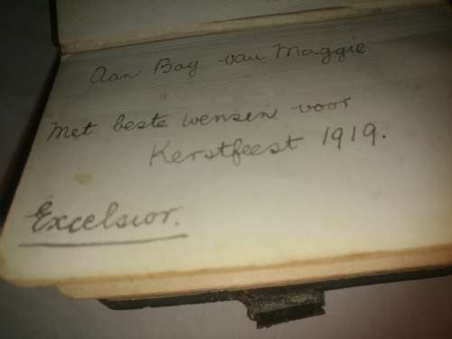 MINIATURE 1915 DUTCH PSALM BOOK