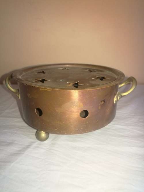 COPPER BOWL AND LID