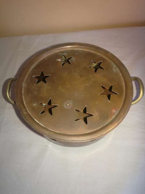 COPPER BOWL AND LID