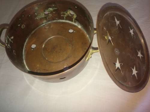COPPER BOWL AND LID