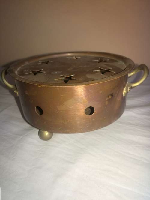 COPPER BOWL AND LID