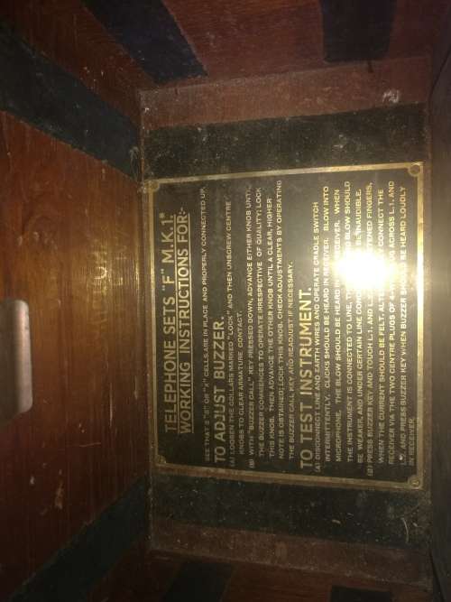 GENUINE VINTAGE BOX FOR FIELD TELEPHONE