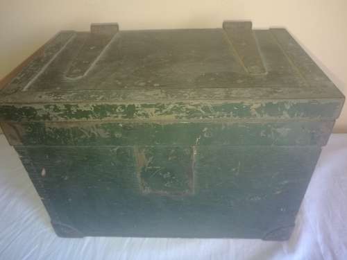 GENUINE VINTAGE BOX FOR FIELD TELEPHONE