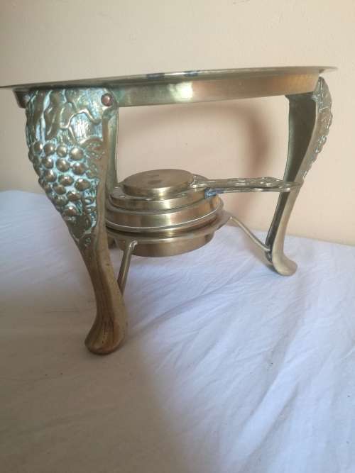 VINTAGE BRASS CHAFING DISH