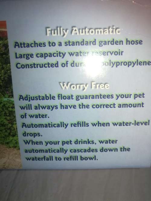 LIXIT AUTOMATIC DOG WATER BOWL