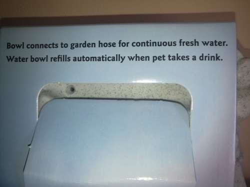 LIXIT AUTOMATIC DOG WATER BOWL