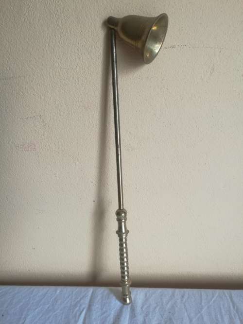 SOLID BRASS CANDLE SNUFFER