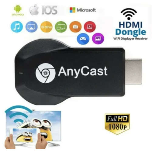 AnyCast M4 Plus Mirascreen. Wireless Display Receiver. WiFi HDMI 1080P Airplay TV