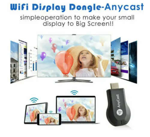 AnyCast M4 Plus Mirascreen. Wireless Display Receiver. WiFi HDMI 1080P Airplay TV