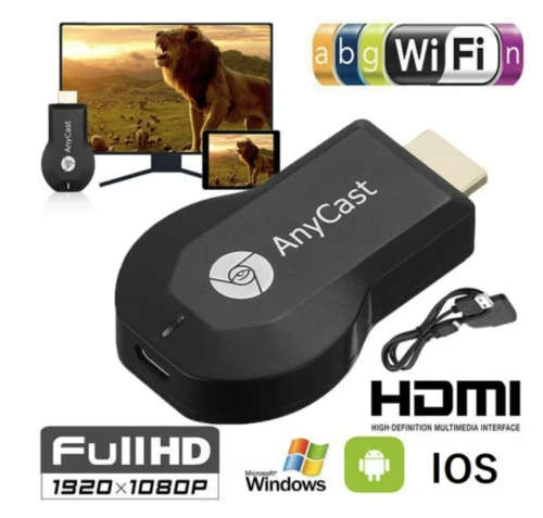 AnyCast M4 Plus Mirascreen. Wireless Display Receiver. WiFi HDMI 1080P Airplay TV