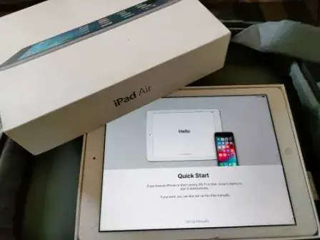 iPad Air 10.2 inch Wifi Space Grey, Sold as is