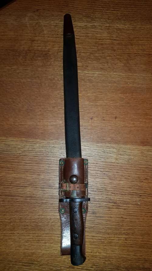BRITISH 1907 BAYONET USED BY SOUTH AFRICA IN WW2