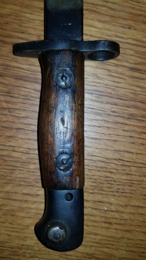 BRITISH 1907 BAYONET USED BY SOUTH AFRICA IN WW2