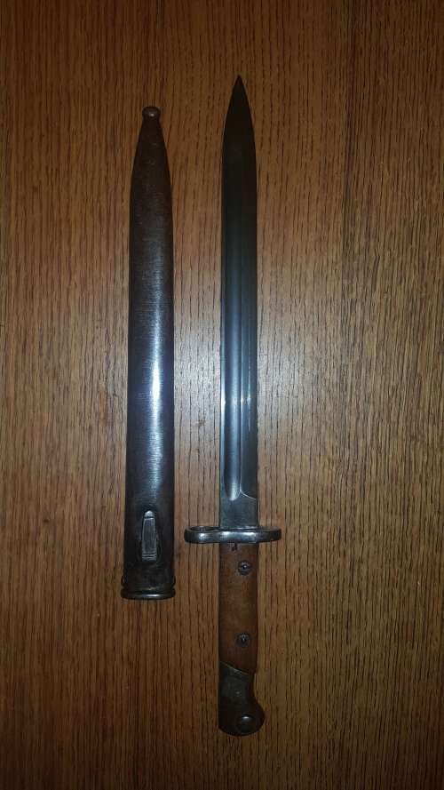 PORTUGUESE 1904 MAUSER BAYONET