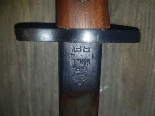 INDIAN NO1 MK2 WW2 BAYONET