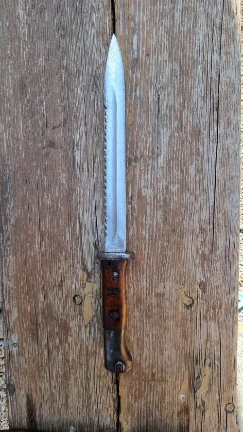 WWI German SG 1884/98 Sawback