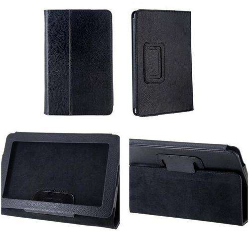 Protective PU Leather Flip Case for Kindle Fire (Black) "with stand"