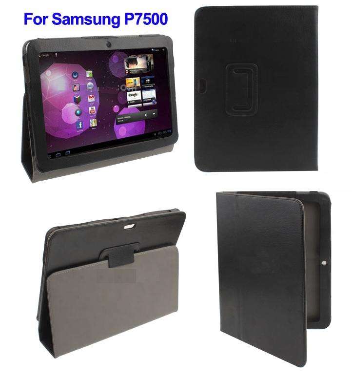 Premium Quality Folding Leather Case Samsung P7500/P7510 Galaxy Tab 10.1" <R1 BID INCREMENTS>