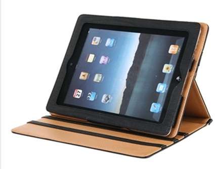 3 in 1 Functional Stand Case Shoulder Bag for Apple iPad 2 (Black)