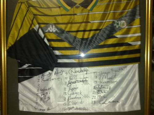 Collector's item-Signed BAFANA shirt