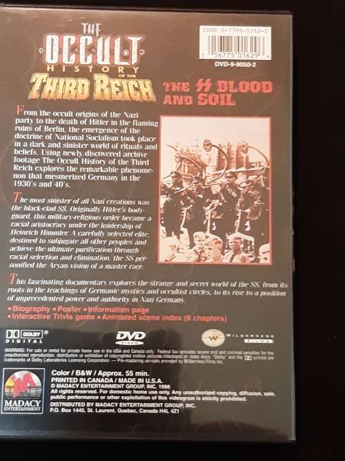 THE OCCULT HISTORY OF THE THIRD REICH.3 DVD BOX SET.