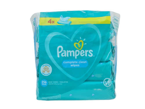 Pampers Complete Clean Baby Wipes  4 x 64  256Wipes