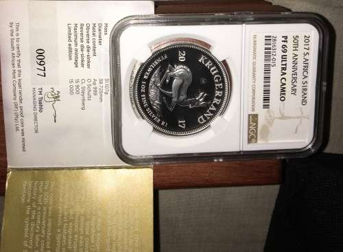 2017 PF69 Kruger Coin Certified