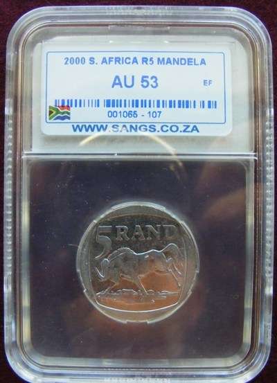Year 2000  Mandela SMILEY R5  AU53