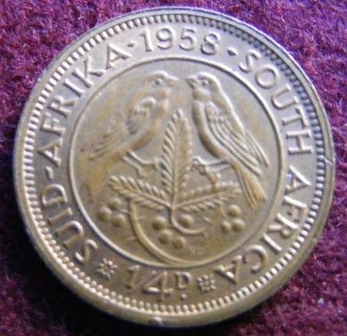 1958 SA UNION FARTHINGS.  VF