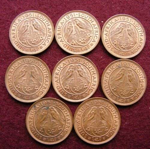 8  1951 FARTHINGS IN TOP CONDITION.