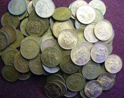 100 RSA HALF CENT COINS    MOSTLY 1970
