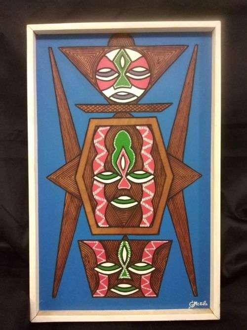 FRAMED ABSTRACT  S MATOLA