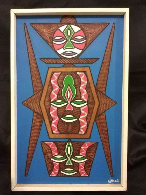 FRAMED ABSTRACT  S MATOLA