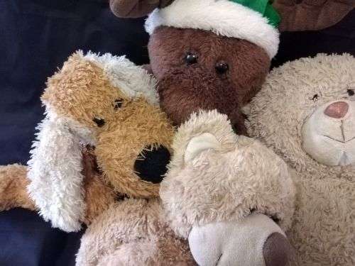 ASSORTED BOX OF PRE-LOVED PLUSH TOYS