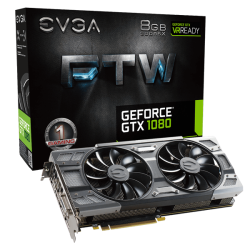EVGA GeForce GTX 1080 FTW GAMING ACX 3.0 (08G-P4-6286-KR) - Three Months Old
