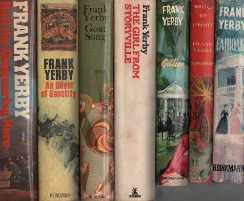 7 Frank Yerby Titles - Hard Covers 1955-1978