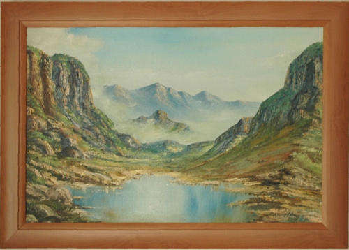 *** TONY NOBLE *** LARGE ORIGINAL OIL *** 'MEIRINGSPOORT' *** FRAMED***