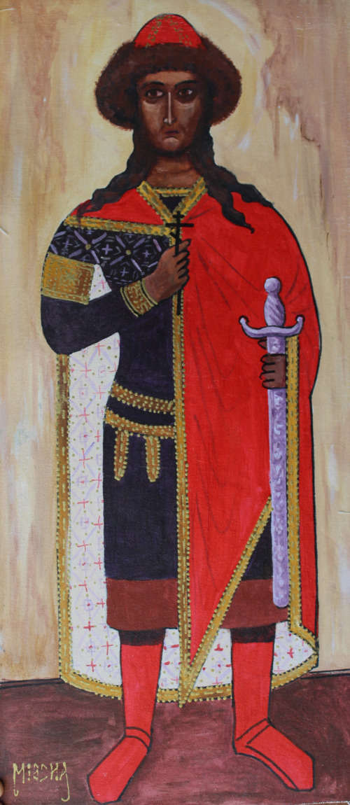 *** MISCHA *** OIL ON CANVAS- SPANISH KNIGHT #1