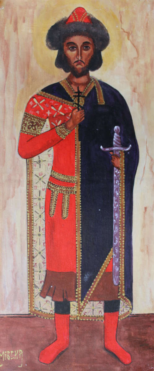 *** MISCHA *** OIL ON CANVAS- SPANISH KNIGHT #2