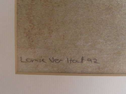 *** LOUISE VERHOEF *** FRAMED *** 380mm x 290mm Aluminium Frame *** CRAZY R1 LATE START