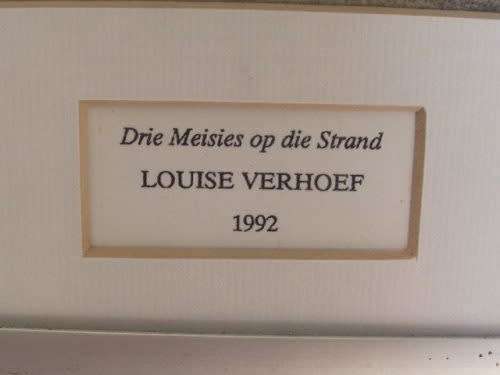 *** LOUISE VERHOEF *** FRAMED *** 380mm x 290mm Aluminium Frame *** CRAZY R1 LATE START