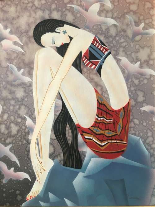 BEAUTIFUL LARGE ORIGINAL OIL - FRAMED - SEE SIGNATURE!