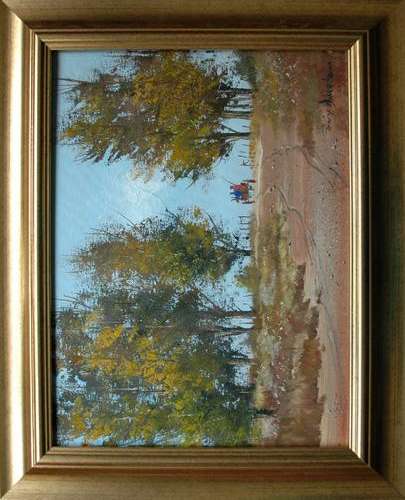 *** STUNNING TONY DURRHEIM ORIGINAL OIL *** CRAZY R1